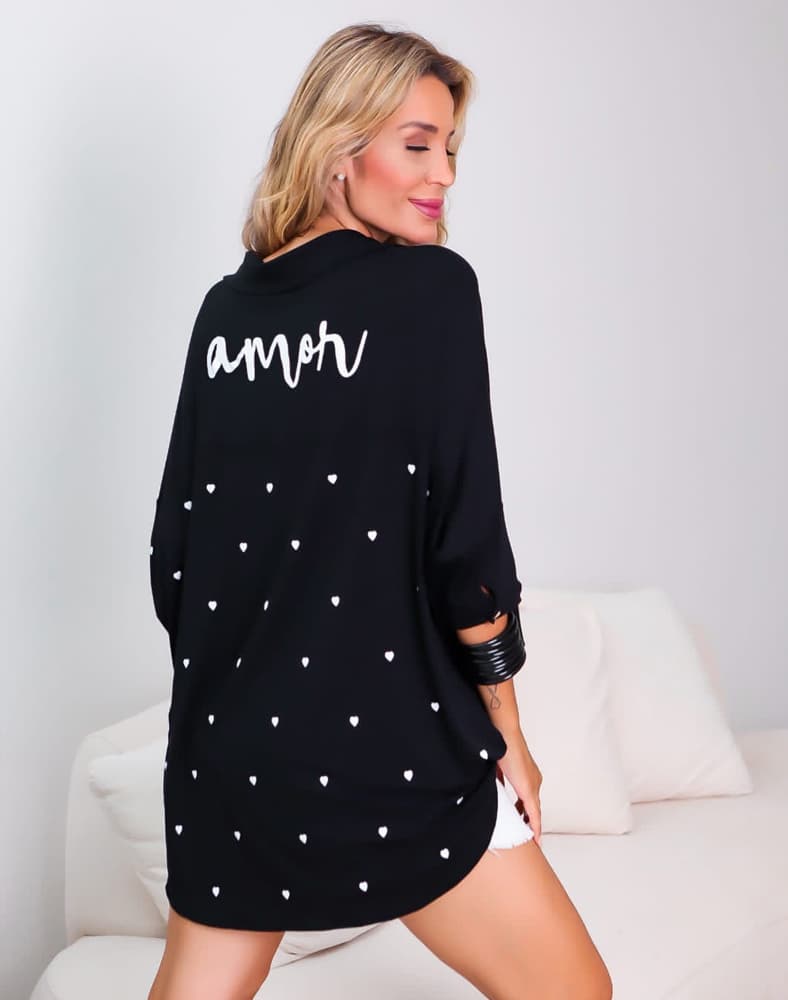 Camisão Ágape - Preto