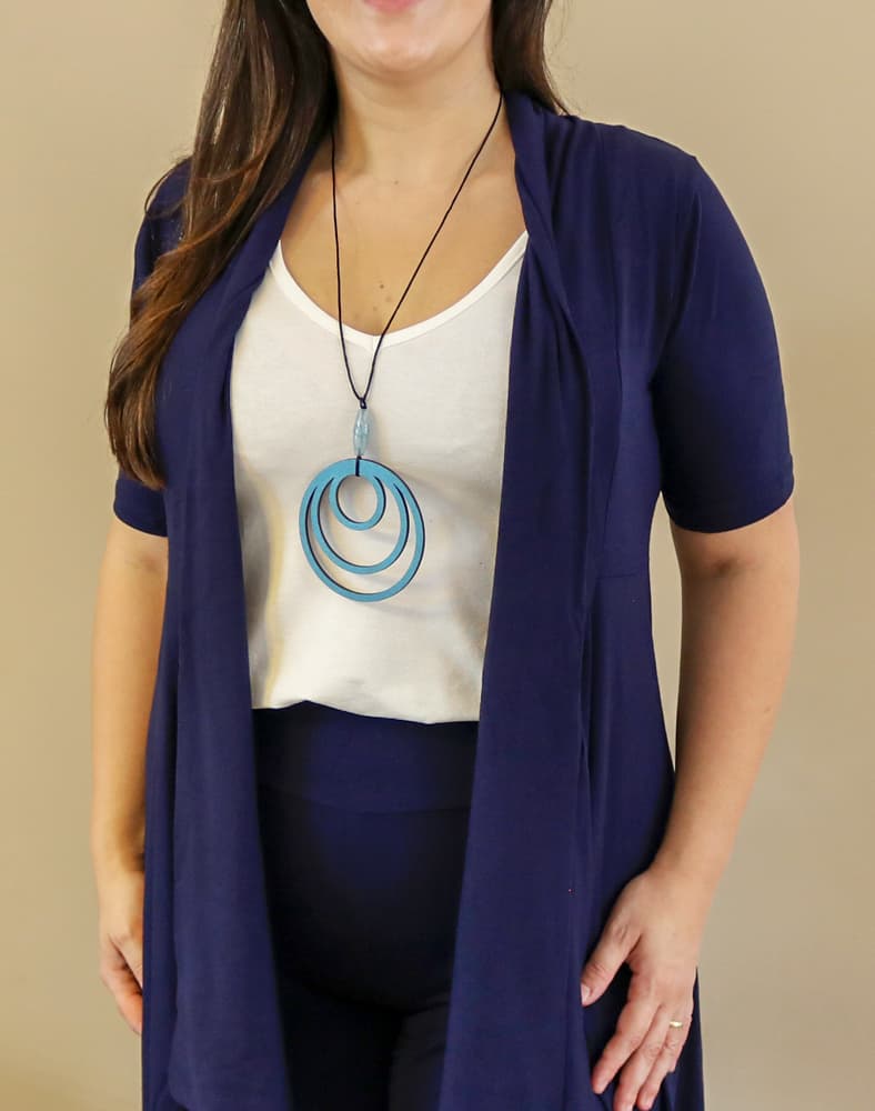Colar Espiral - Azul