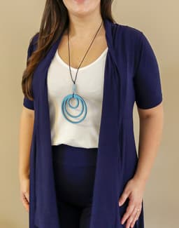 Colar Espiral - Azul
