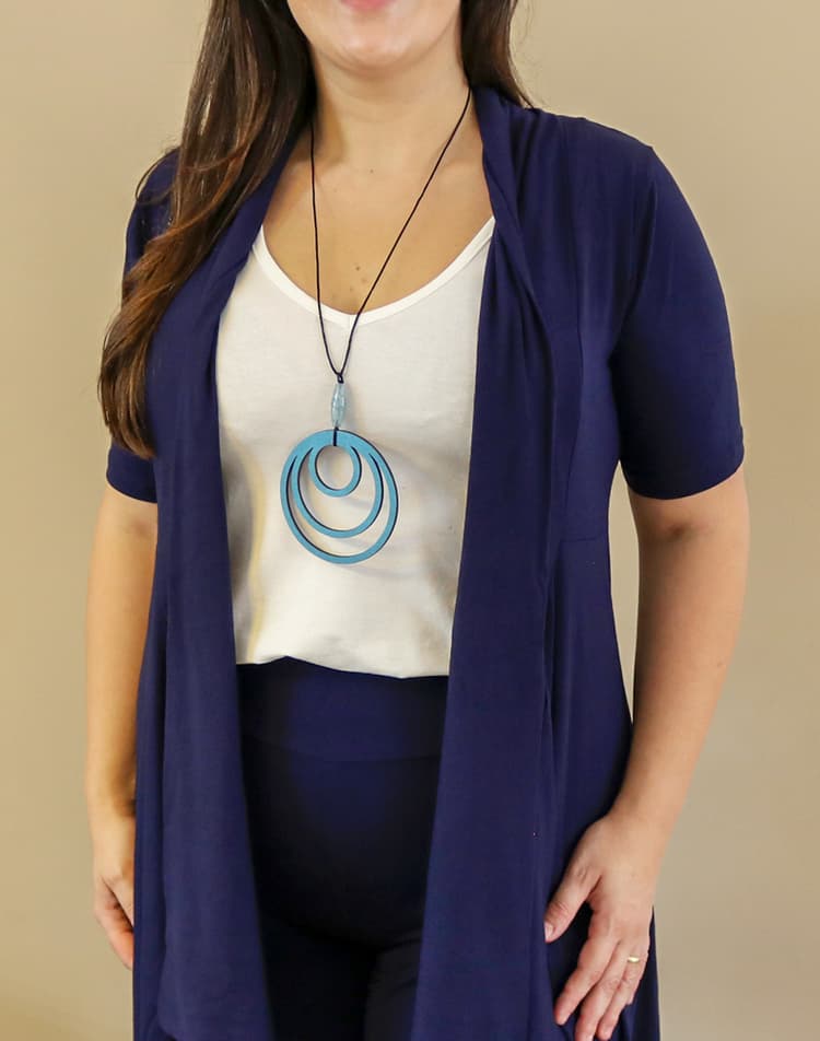 Colar Espiral - Azul