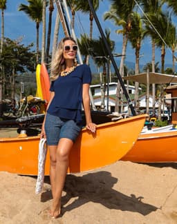 Conjunto Ártemis - Azul Jeans/Marinho