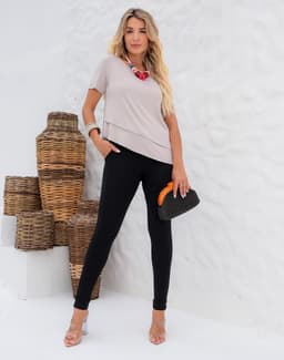 Conjunto Nix - Cinza/Preto