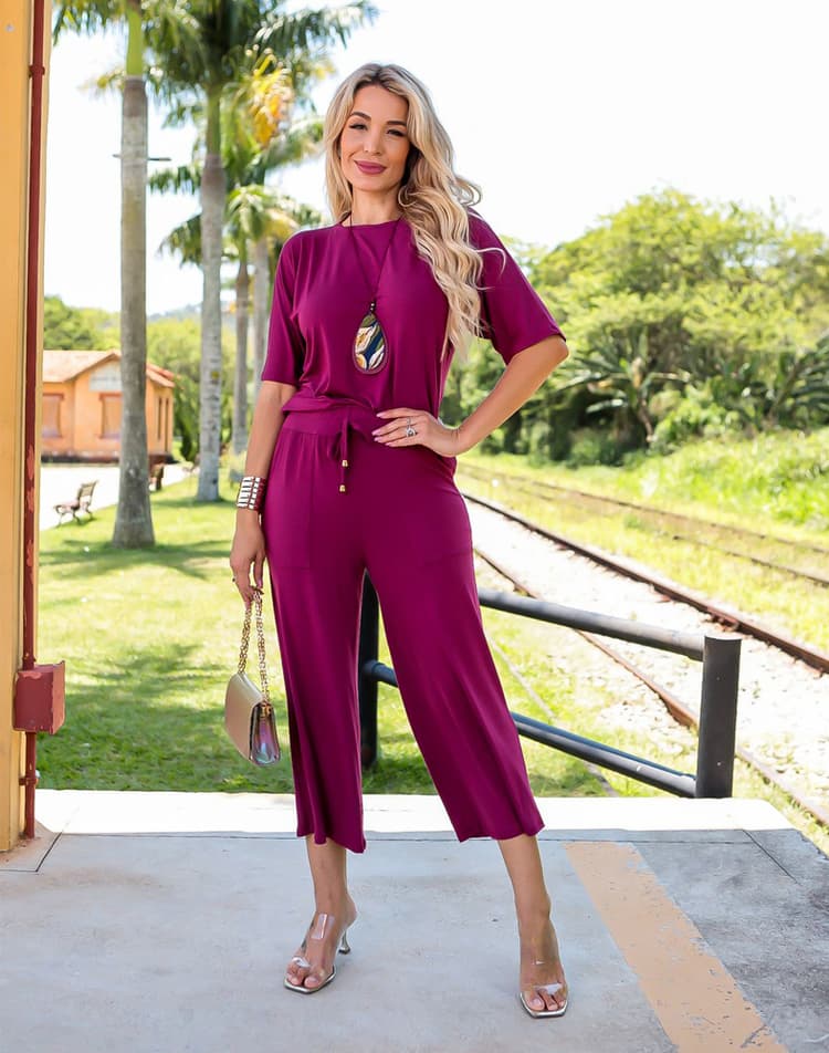 Conjunto Palas - Uva
