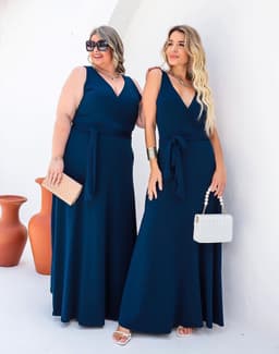 Vestido Europa - Marinho