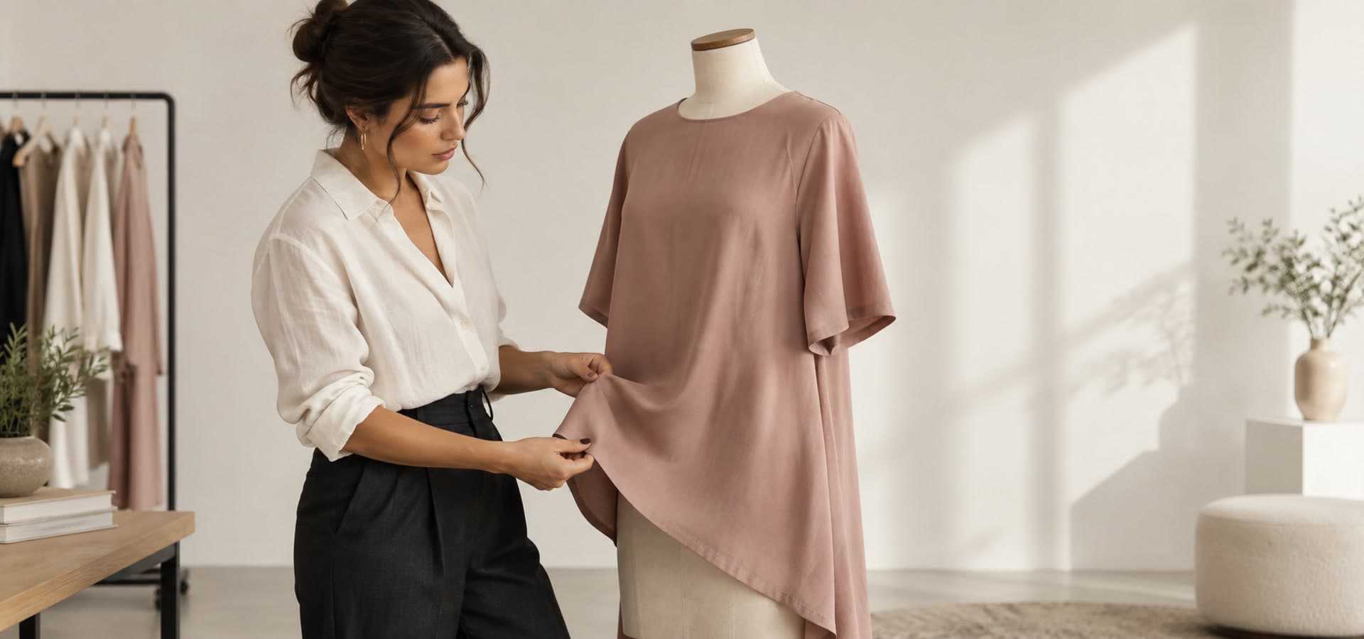 Como avaliar uma roupa antes de comprar: tecido, costura, acabamento e ficha do produto